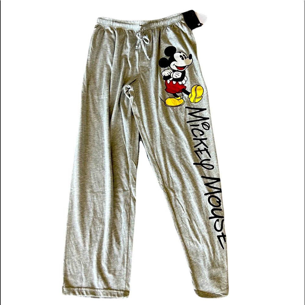 Mickey Mouse Unisex Gray Lounge Pants Size Small